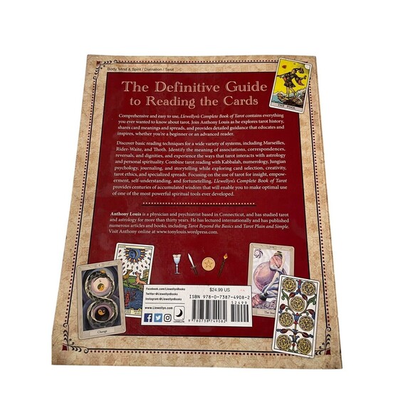 Llewellyn's Complete Book of Tarot: A Comprehensive Guide, Louis, Anthony 2021 - Picture 2 of 7